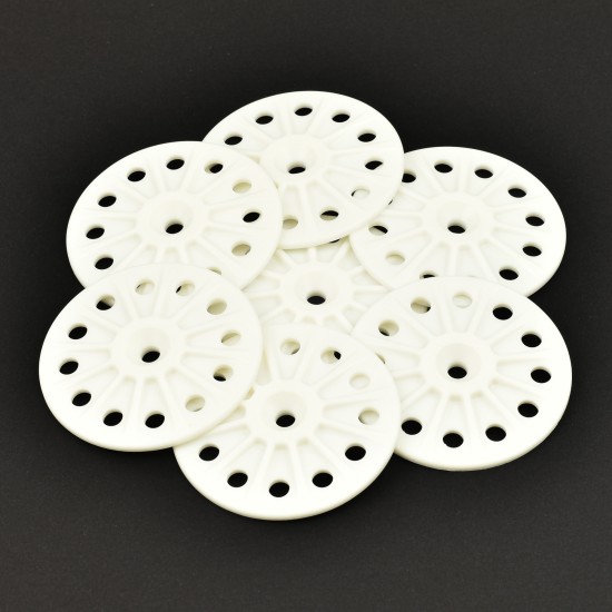 Flame Retardent 60mm Plastic Washers for Fixing Insulation or Sound Proofing