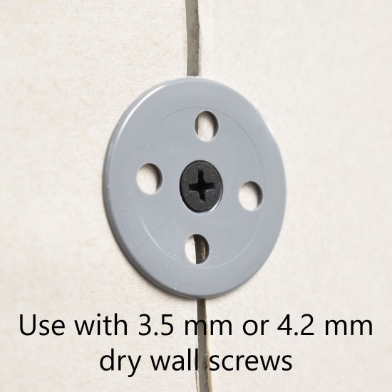 35mm Flush Fit Washers for Fixing Hard Boards for use with Drywall Screws