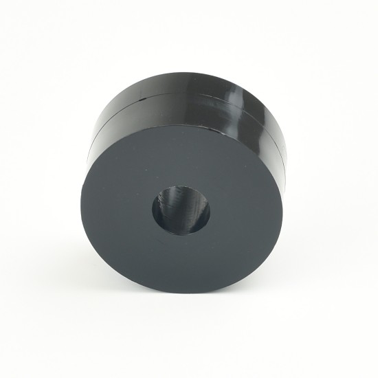 M14 (14mm), 50mm Solid Nylon Spacers, Height 25mm, black