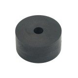 M10 (10mm), 50mm Solid Rubber Spacers, Height 25mm, black