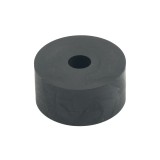 M12 (12mm), 50mm Solid Rubber Spacers, Height 25mm, black