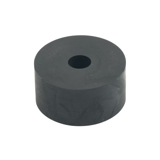 M12 (12mm), 50mm Solid Rubber Spacers, Height 25mm, black