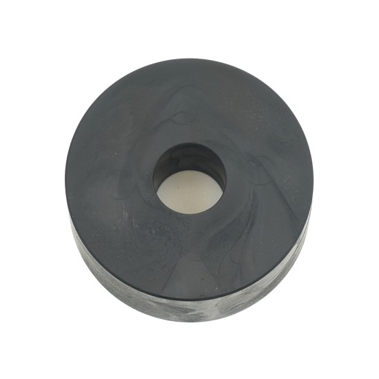 M14 (14mm), 50mm Solid Rubber Spacers, Height 25mm, black