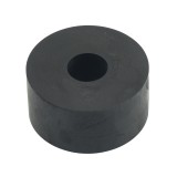 M16 (16mm), 50mm Solid Rubber Spacers, Height 25mm, black