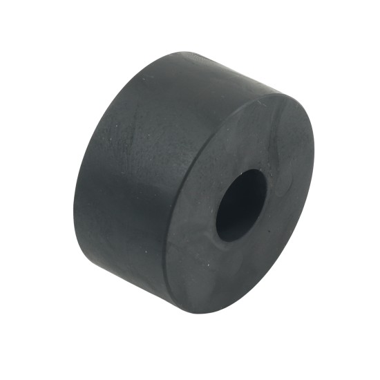 M16 (16mm), 50mm Solid Rubber Spacers, Height 25mm, black