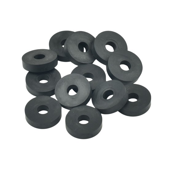 Rubber Washer, Hole M8 (8mm), O/D 26mm, Height 6mm