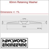 60mm Plastic Washers for Fixing EPS, XPS, Rockwool, Fiberglass, Soft Insulation