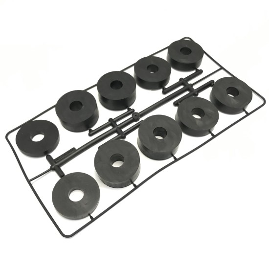 12mm (M12) Rubber Spacers/Standoff Washers (38mm diameter)