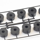 8mm (M8) Nylon Spacers - Black (26mm diameter)