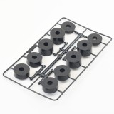 8mm (M8) Nylon Spacers - Black (26mm diameter)