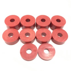 8mm (M8) Nylon Spacers - Red (26mm diameter)