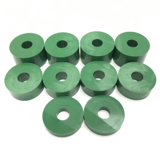 8mm (M8) Nylon Spacers - Green (26mm diameter)