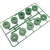 8mm (M8) Nylon Spacers - Green (26mm diameter)