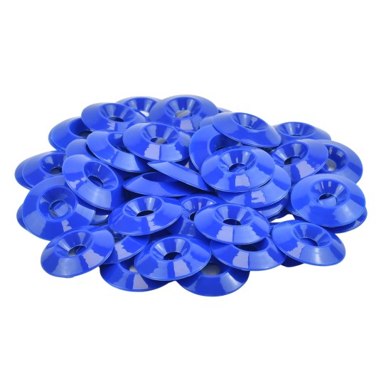 8mm (M8) Countersunk Washer - Blue