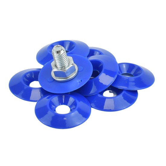 8mm (M8) Countersunk Washer - Blue