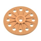 Reinforced 60mm washers for fixing Rigid Wood Fibre Insulation Boards - Brown