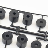 6mm (M6) Nylon Spacers Black (20mm diameter)