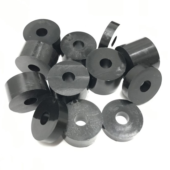 6mm (M6) Nylon Spacers Black (20mm diameter)