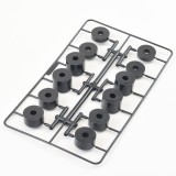 6mm (M6) Nylon Spacers Black (20mm diameter)