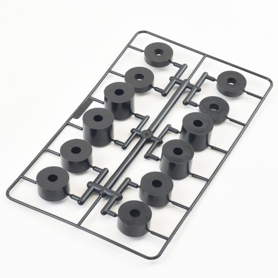 320-Piece Black Nylon Screw Spacers - 14 Sizes, Round Standoffs For Electrical, Automotive, DIY