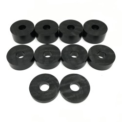 10mm (M10) Nylon Spacers Black (32mm diameter)