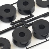 12mm (M12) Nylon Spacers Black (38mm diameter)